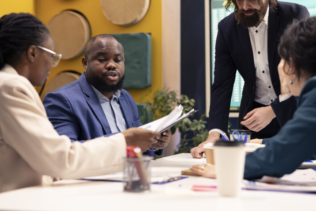 business leader trying to eliminate risks of unforeseen obstacles and disruptions